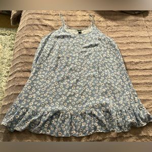 Wild Fable Causal Dainty Flowers A-Line Sundress